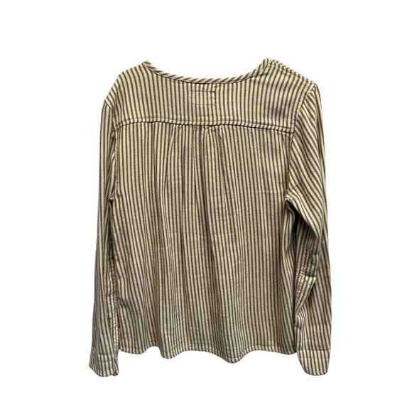 Current/Elliot Women Striped Long Sleeve Tunic Shirt Gorpcore Lagenlook 2 Med - Picture 7 of 8